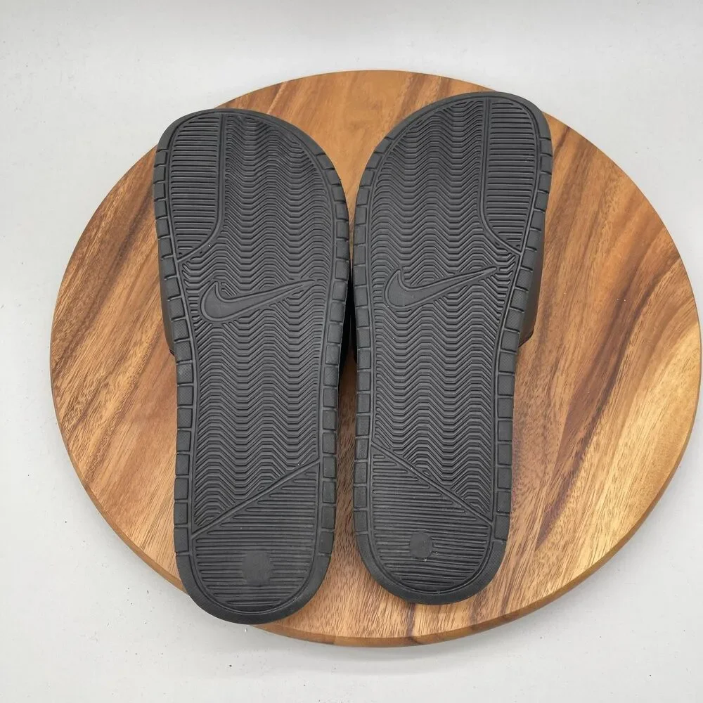 Nike Benassi JDI Sandals Mens Size 13 Black Casual Slides Comfort Pool Beach